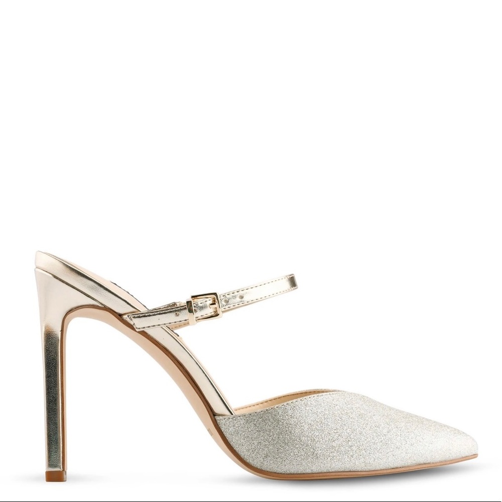 Nine West Tips Heel Mules
